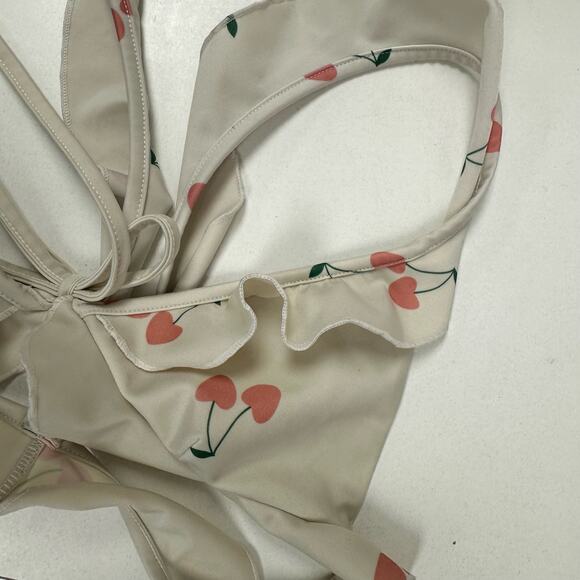 For love and lemons cherry print ruffle bikini set - Picture 8 of 9